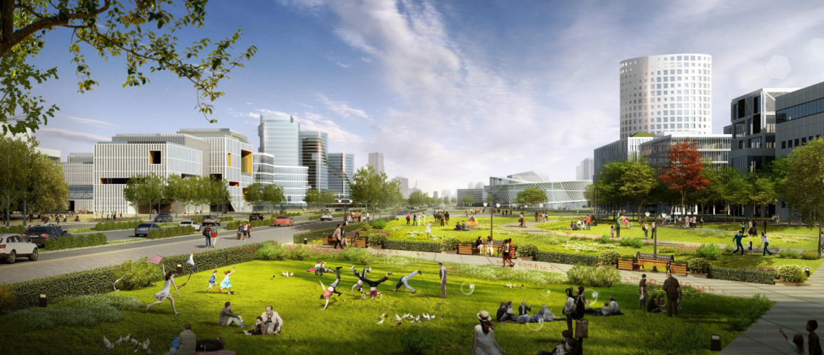 [成都]天府新区彭山产业新城概念性规划及重点区域城市设计